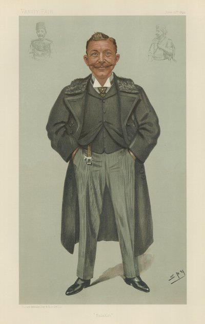 Oberst Sir Rudolf Carl von Slatin af Leslie Matthew Ward