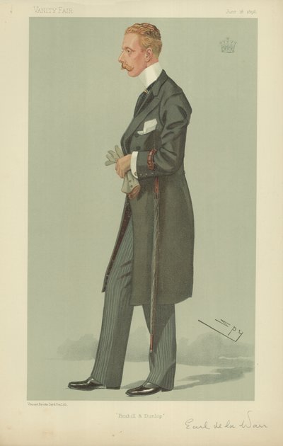 Earl De La Warr af Leslie Matthew Ward