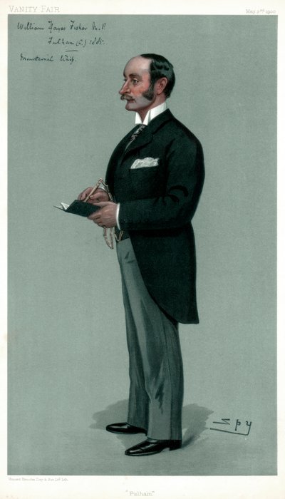 Fulham, William Hayes Fisher, britisk politiker, 1900. af Leslie Matthew Ward