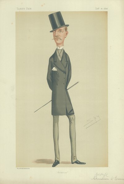 H.M. George, konge af Grækenland af Leslie Matthew Ward