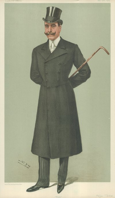 HSH Hertugen af Teck, Frank, 17. juli 1902, Vanity Fair-tegneserie af Leslie Matthew Ward