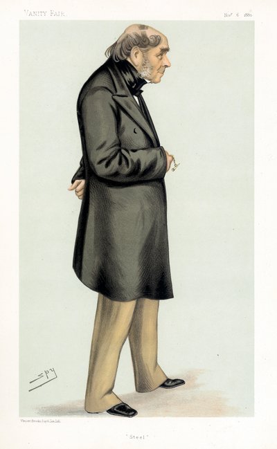 Henry Bessemer, britisk ingeniør, opfinder og industrimand, 1880 af Leslie Matthew Ward