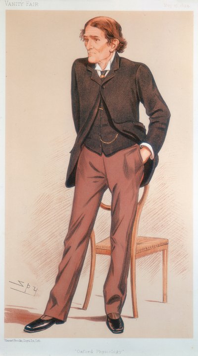John Scott Burdon-Sanderson, britisk fysiolog, 1894 af Leslie Matthew Ward
