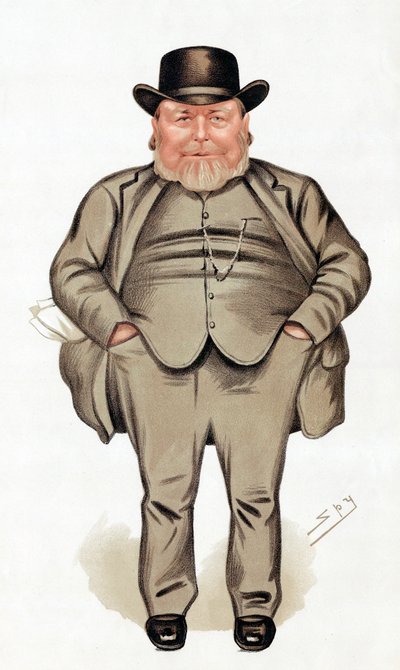 Joseph Arch 1826-1919, engelsk landbrugsarbejder, fagforeningsmand og politiker, 1886 af Leslie Matthew Ward