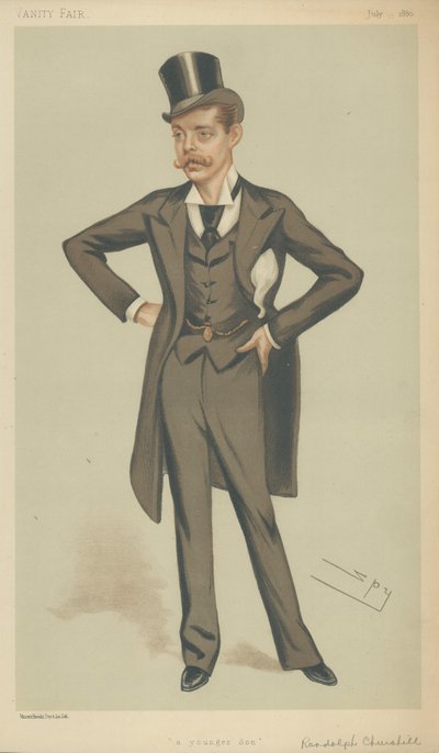 Lord Randolph Churchill af Leslie Matthew Ward