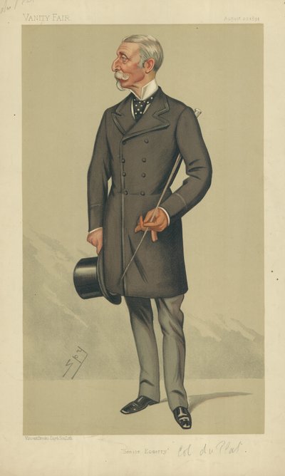 Generalmajor Charles Taylor Du Plat af Leslie Matthew Ward