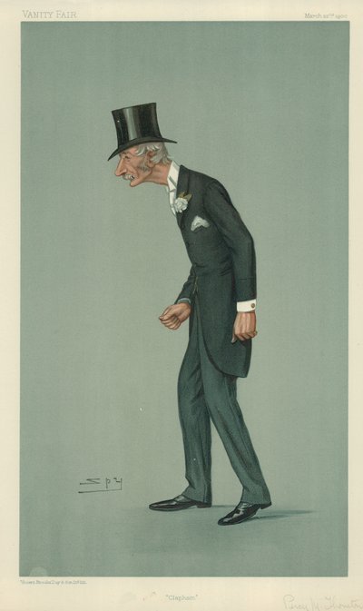 Mr Percy Melville Thornton, Clapham, 22. marts 1900, Vanity Fair tegneserie af Leslie Matthew Ward