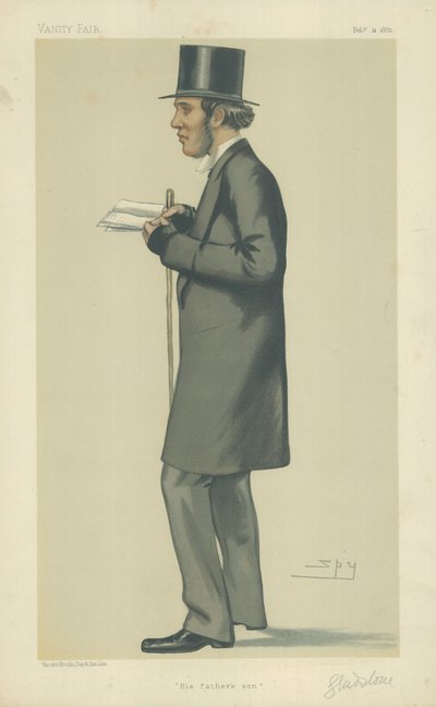 Mr William Henry Gladstone af Leslie Matthew Ward