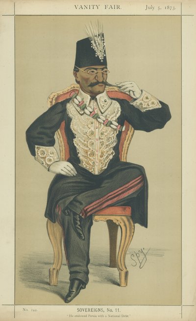 Nasser-Ed-Din-Shah, HAM Shahen af Persien af Leslie Matthew Ward
