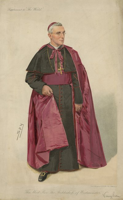Portræt af Herbert Vaughan af Leslie Matthew Ward