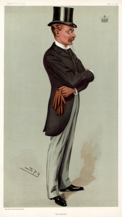 Rousseau, hertugen af Bedford, 1896. af Leslie Matthew Ward