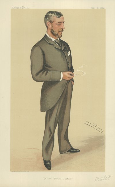 Sir Edward Baldwin Malet af Leslie Matthew Ward