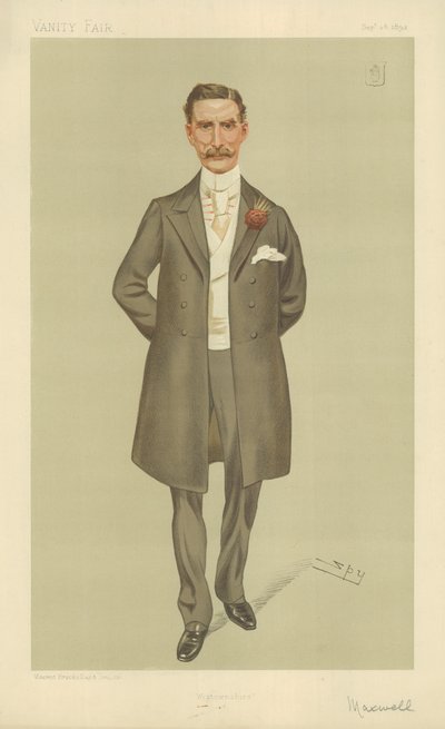 Sir Herbert Maxwell af Leslie Matthew Ward
