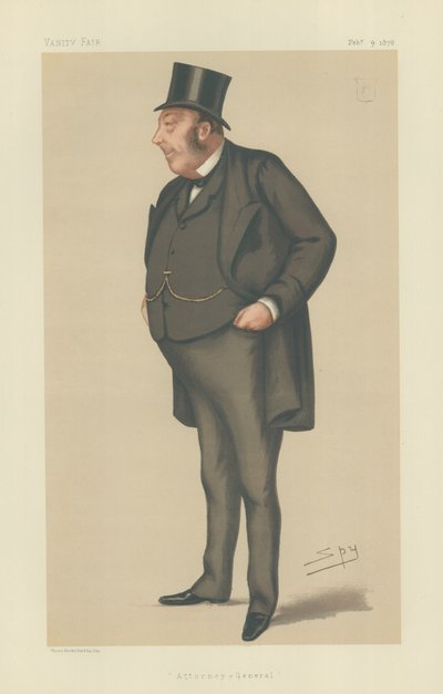 Sir John Holker af Leslie Matthew Ward