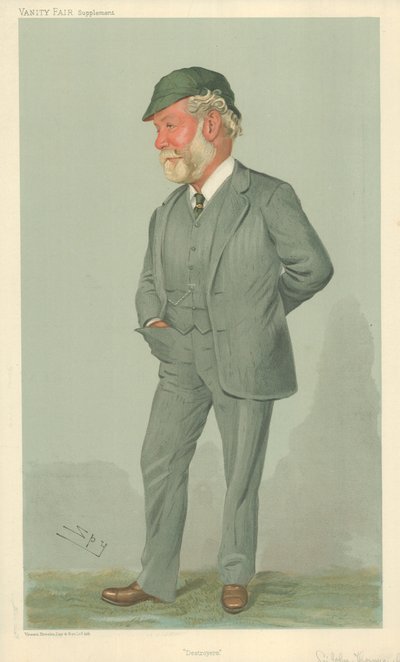 Sir John Isaac Thornycroft, Destroyers, 19. januar 1905, Vanity Fair tegneserie af Leslie Matthew Ward