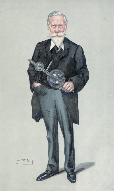Sir William Crookes, engelsk fysiker og kemiker, omkring 1900-tallet af Leslie Matthew Ward