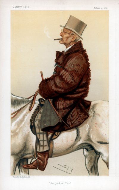 Jockeyklubben, 1882 af Leslie Matthew Ward