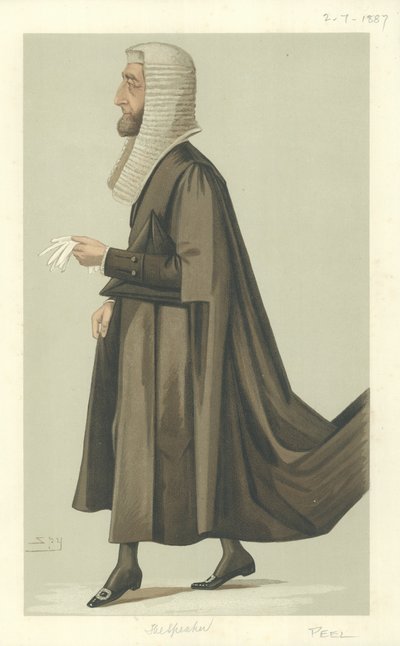 The Right Hon Arthur Wellesley Peel af Leslie Matthew Ward