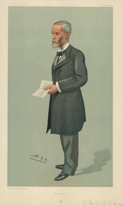 The Right Hon Sir John Gordon Sprigg, The Cape, 16. september 1897, Vanity Fair tegneserie af Leslie Matthew Ward