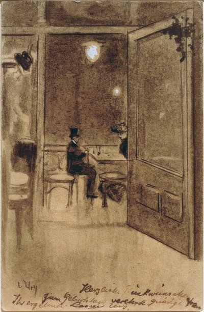 Café Bauer værelse af Lesser Ury