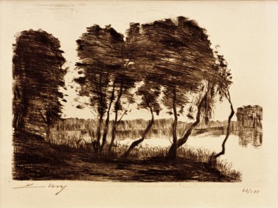 Schlachtensee I af Lesser Ury