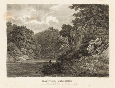Hackfall, Yorkshire (kobberstik) af Letitia Byrne