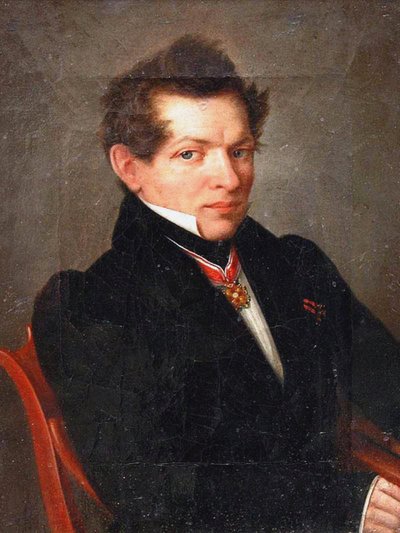 Portræt af matematikeren Nikolai Lobachevsky 1792-1856, 1839 af Lev Dmitrievich Kryukov