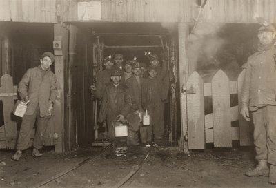 Ved dagens slutning, Pennsylvania af Lewis Wickes Hine