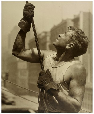 Byggearbejder Empire State Building, ca. 1930 af Lewis Wickes Hine