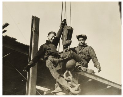 Byggearbejdere Empire State Building, ca. 1930 af Lewis Wickes Hine