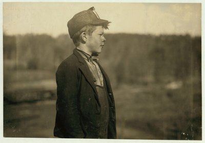 Dave, en ung pusher, der flytter sporvogne og kul, ved Bessie Mine, Alabama (Sloss-Sheffield Steel and Iron Co), 1910 af Lewis Wickes Hine