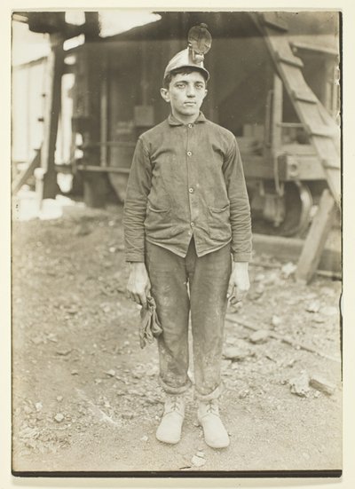 Chauffør i kulmine i Pennsylvania af Lewis Wickes Hine