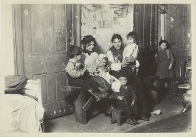 Italiensk familie, Chicago af Lewis Wickes Hine