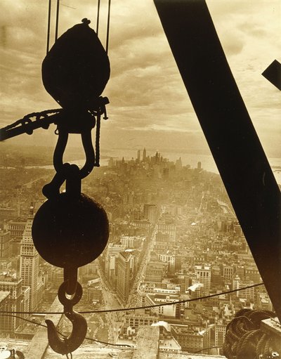 New York City fra Empire State Building, 1931 af Lewis Wickes Hine