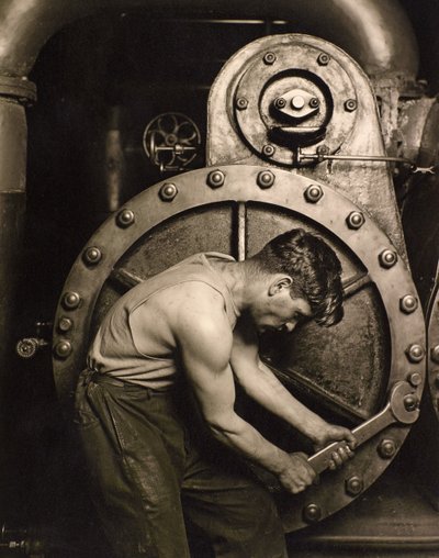 Powerhouse Mekaniker, ca. 1924 af Lewis Wickes Hine