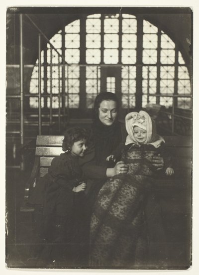 Russisk familie, Ellis Island af Lewis Wickes Hine
