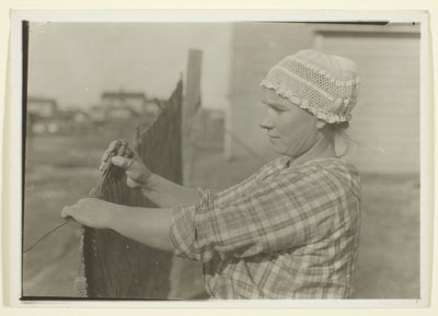 Slavisk minearbejderkone, New Dubois, Pennsylvania af Lewis Wickes Hine