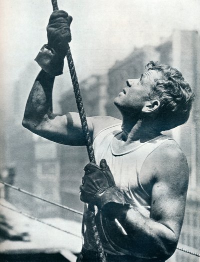 Empire State Building: Skyscraper Workers, c1931 af Lewis Wickes Hine
