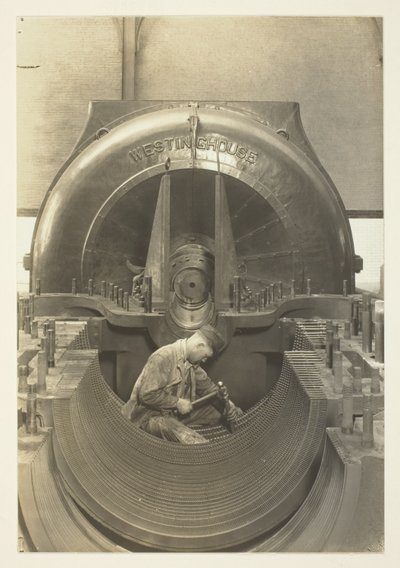 Turbinen, Power-House, New York City af Lewis Wickes Hine