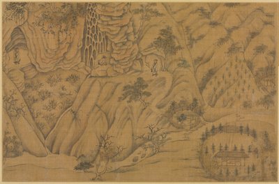 Bolig i Longmian ("Sleeping Dragon")-bjergene af Li Gonglin