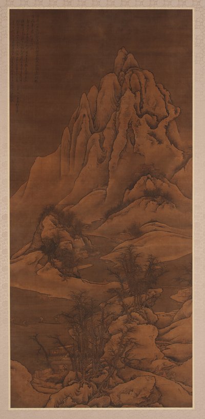 Snelandskab efter Guo Xi, Qing-dynastiet, 1702. af Li Yin