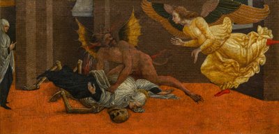 Sankt Frances af Rom plaget af Satan af Liberale da Verona