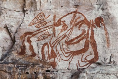 Aboriginal mytologi, Burrunggui, Arnhem Land (klippemaleri) af Unbekannt Unbekannt