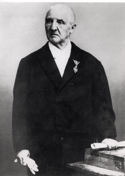 Anton Bruckner (1824-96) (s/h-foto) af Unbekannt Unbekannt