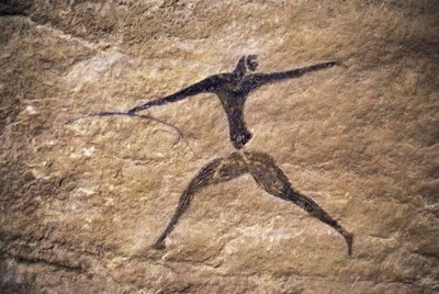 Bueskytte, hulemaleri, Tassili n