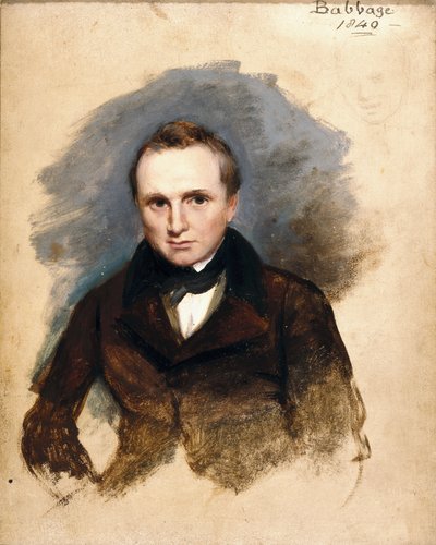Charles Babbage, engelsk pioner inden for computercomputere af Unbekannt Unbekannt