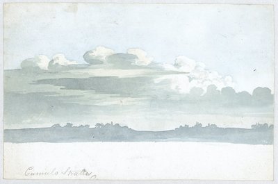Skystudie af Luke Howard, c 1808-1811 af Unbekannt Unbekannt