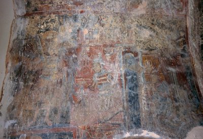 Fresco i kirken Michael Archangel, Kantanos, Kreta, Grækenland (foto) af Unbekannt Unbekannt