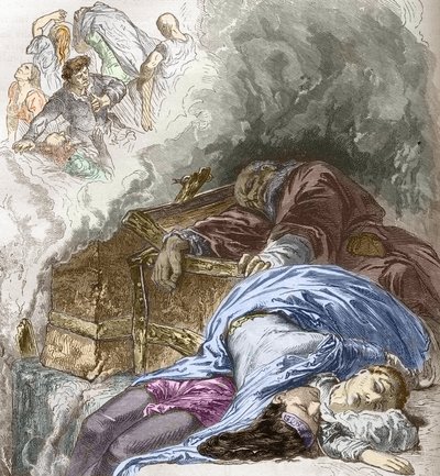 Den store pest (1347-1350) af Unbekannt Unbekannt