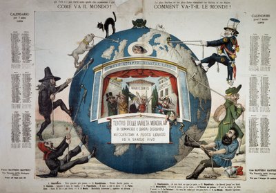 Hvordan det går med verden, kalender for året 1879, Italien af Unbekannt Unbekannt